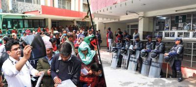 चिकित्सकलाई आन्दोलन छाडेर काममा फर्किन र छलफलमा आउन आग्रह चिकित्सकलाई आन्दोलन छाडेर काममा फर्किन र छलफलमा आउन आग्रह