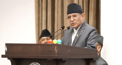 भोटेकोशी बाढी नेपाल मात्र होइन, विश्वव्यापी संकटका रूपमा लिनुपर्छः प्रचण्ड