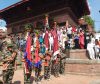 गोरखाबाट पठाइएको फूलपाती हनुमानढोकामा भित्र्याइयो गोरखाबाट पठाइएको फूलपाती हनुमानढोकामा भित्र्याइयो